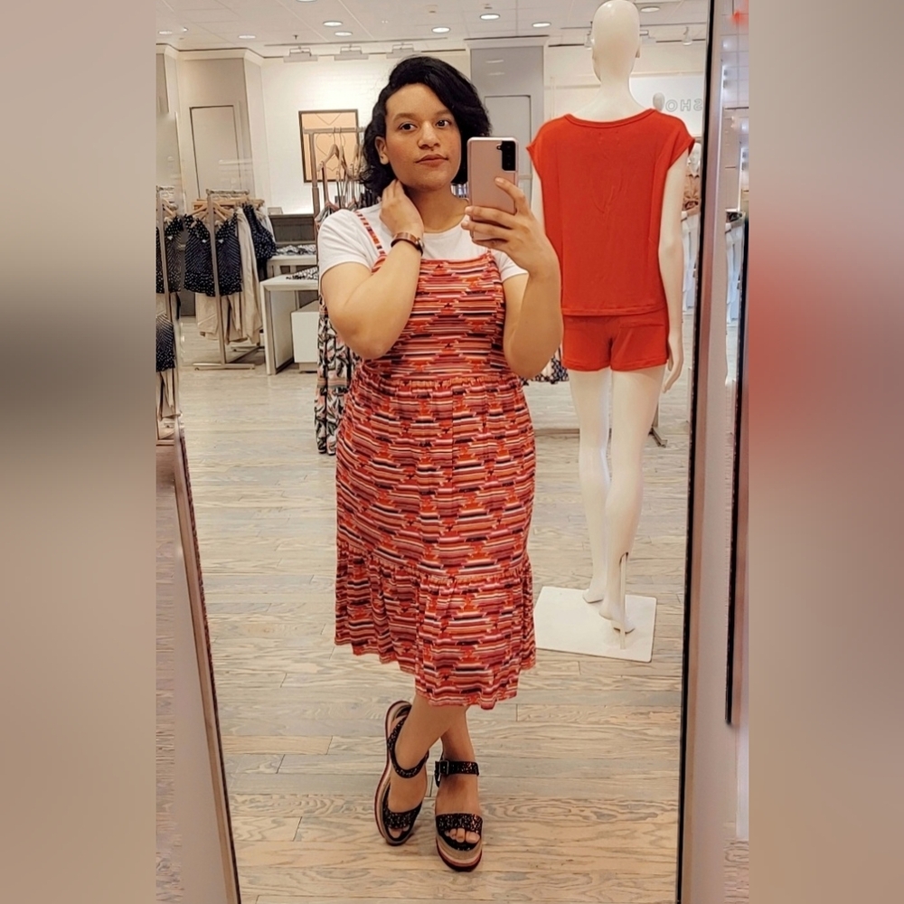 Multicolor Midi Dress